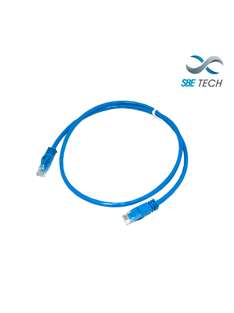 Cable Parcheo Cat. 6 Azul 1m